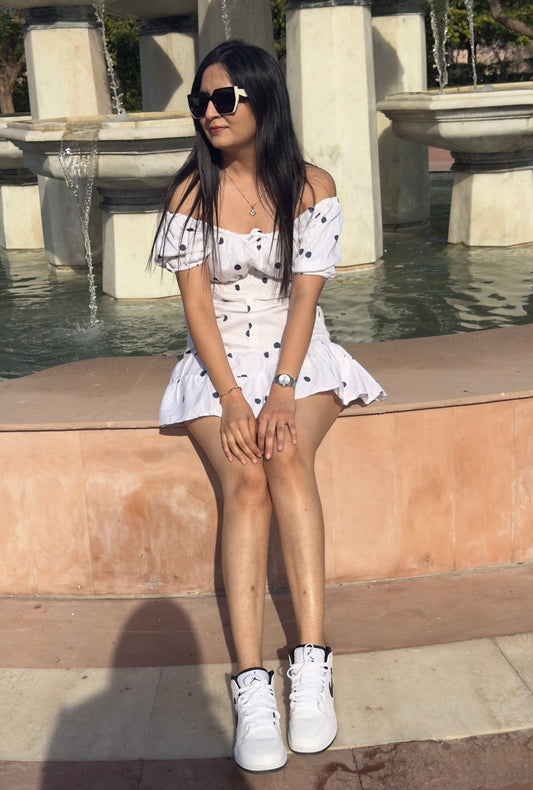 Polka Dot Cotton Dress