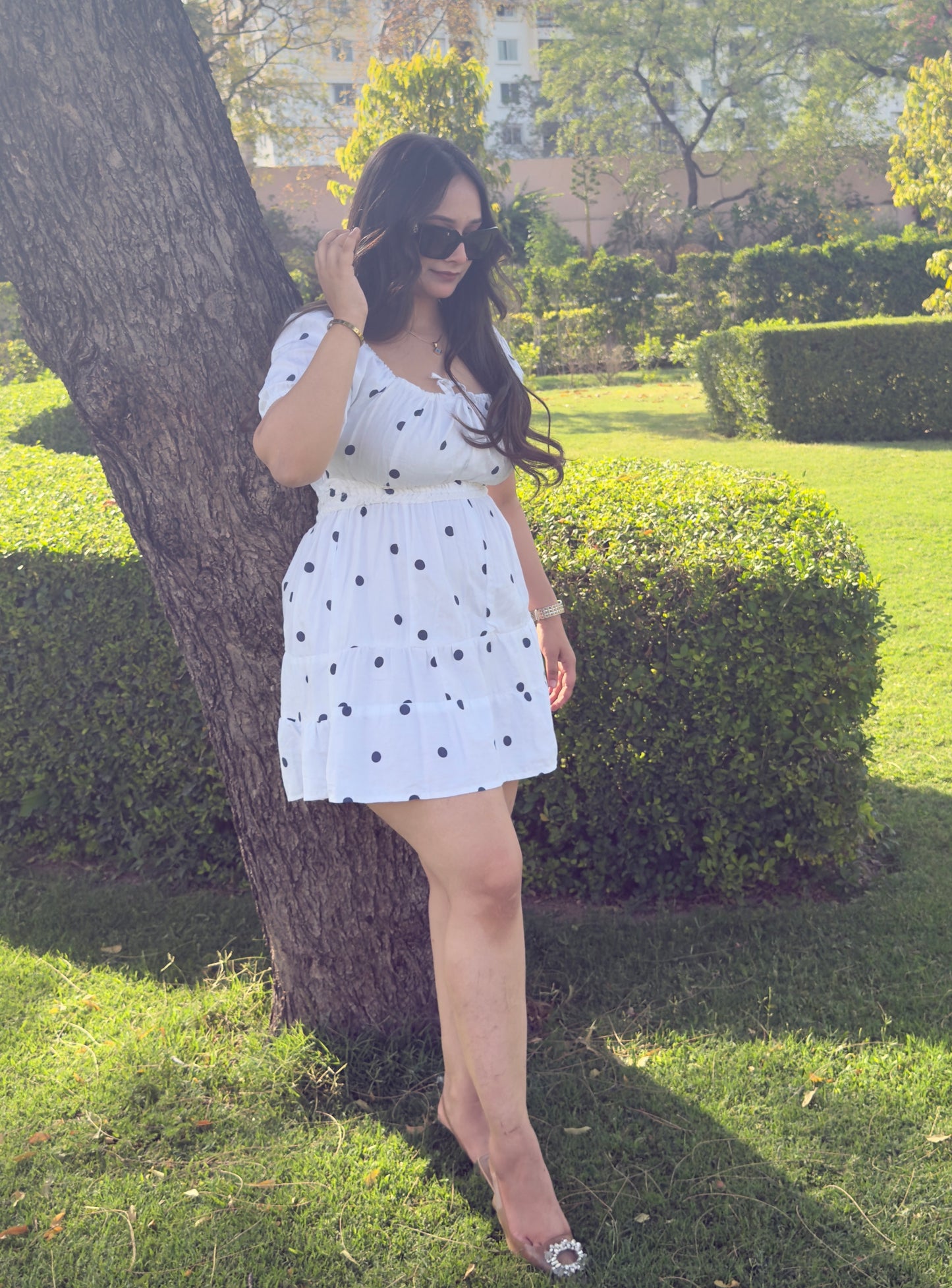 Polka Dot Cotton Dress